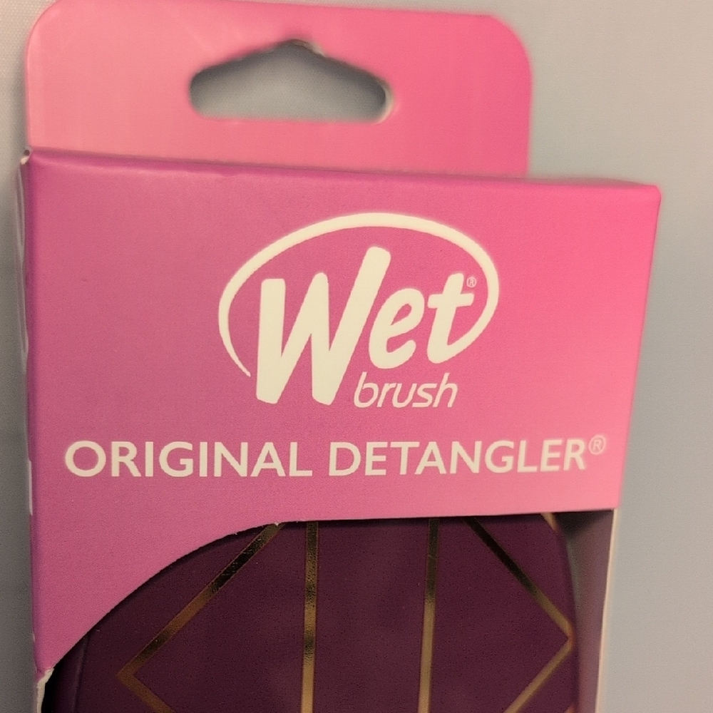 Original Detangler - Purple/Gold Geometric - Picture 3 of 7